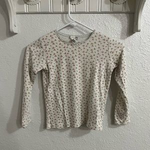 Floral baby tee
